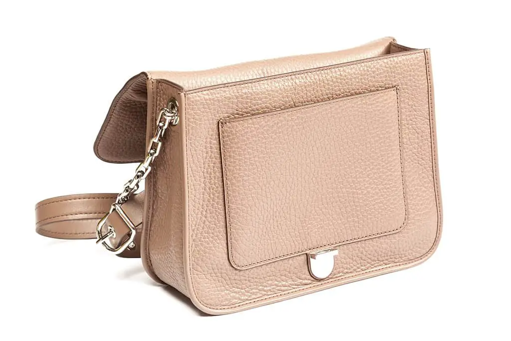 leather female handbag