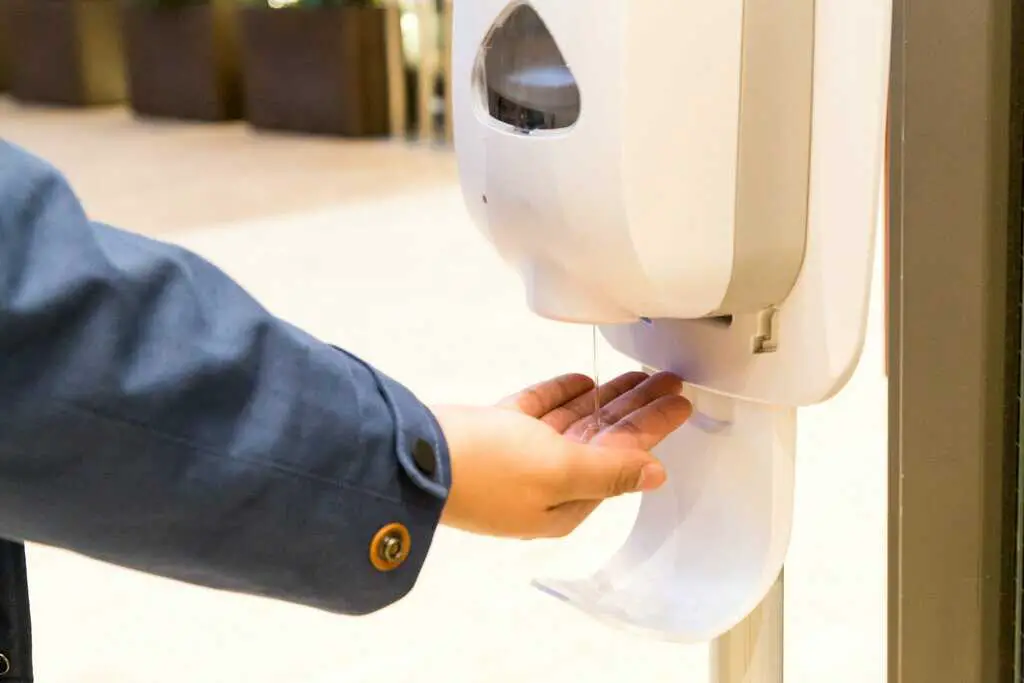 hand disinfectant sanitizer dispenser