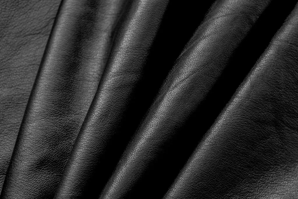 black soft nappa leather